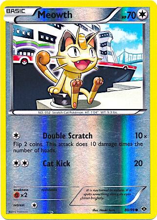 Meowth 080/099 — Miscellaneous Cards & Products (English Pokémon TCG card)