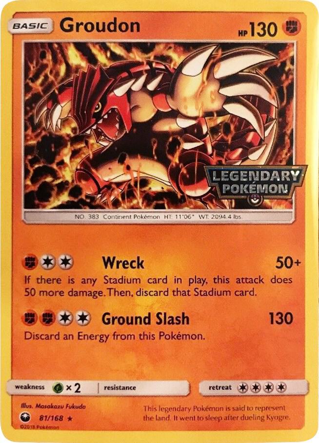 Groudon 081/168 — Miscellaneous Cards & Products (English Pokémon TCG card)