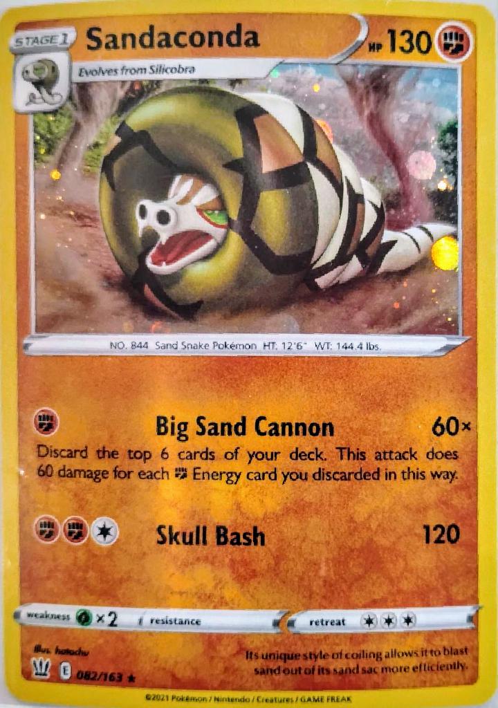 Sandaconda 082/163 — Miscellaneous Cards & Products (English Pokémon TCG card)