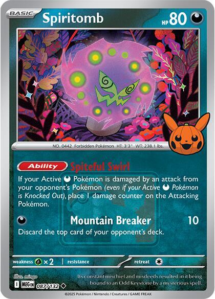 Spiritomb 087/132 — Miscellaneous Cards & Products (English Pokémon TCG card)