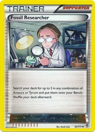 Fossil Researcher 092/111 — Miscellaneous Cards & Products (English Pokémon TCG card)