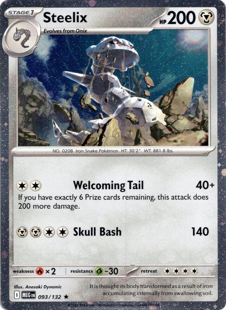 Steelix 093/132 — Miscellaneous Cards & Products (English Pokémon TCG card)