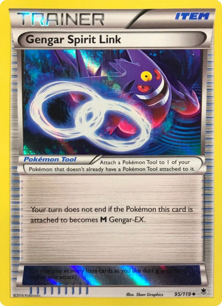 Gengar Spirit Link 095/119 — Miscellaneous Cards & Products (English Pokémon TCG card)