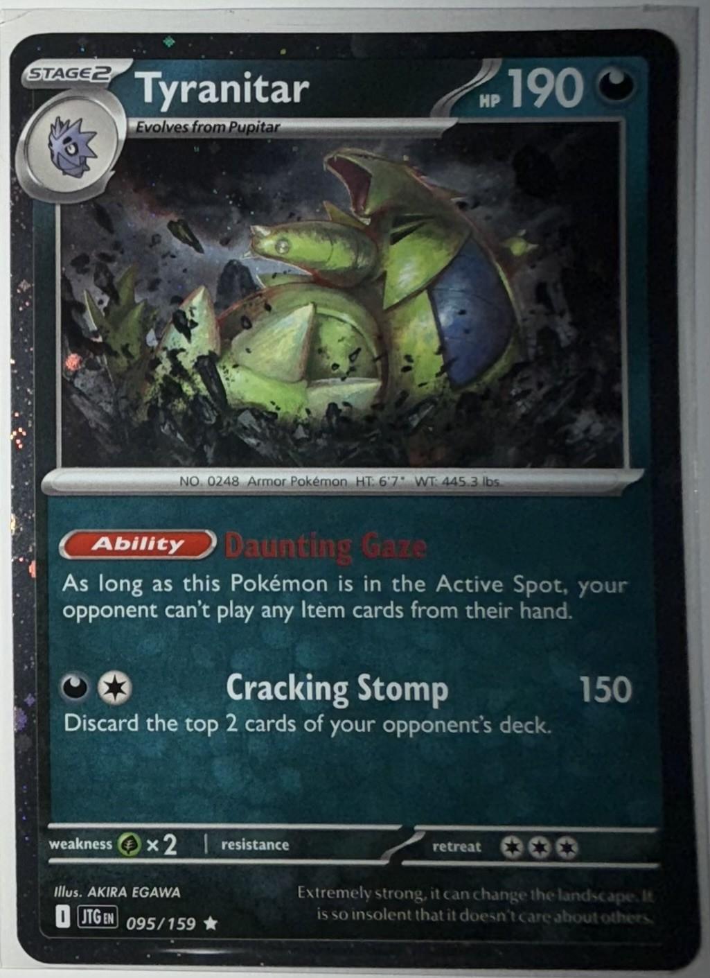Tyranitar 095/159 — Miscellaneous Cards & Products (English Pokémon TCG card)