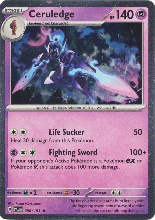 Ceruledge 098/193 — Miscellaneous Cards & Products (English Pokémon TCG card)