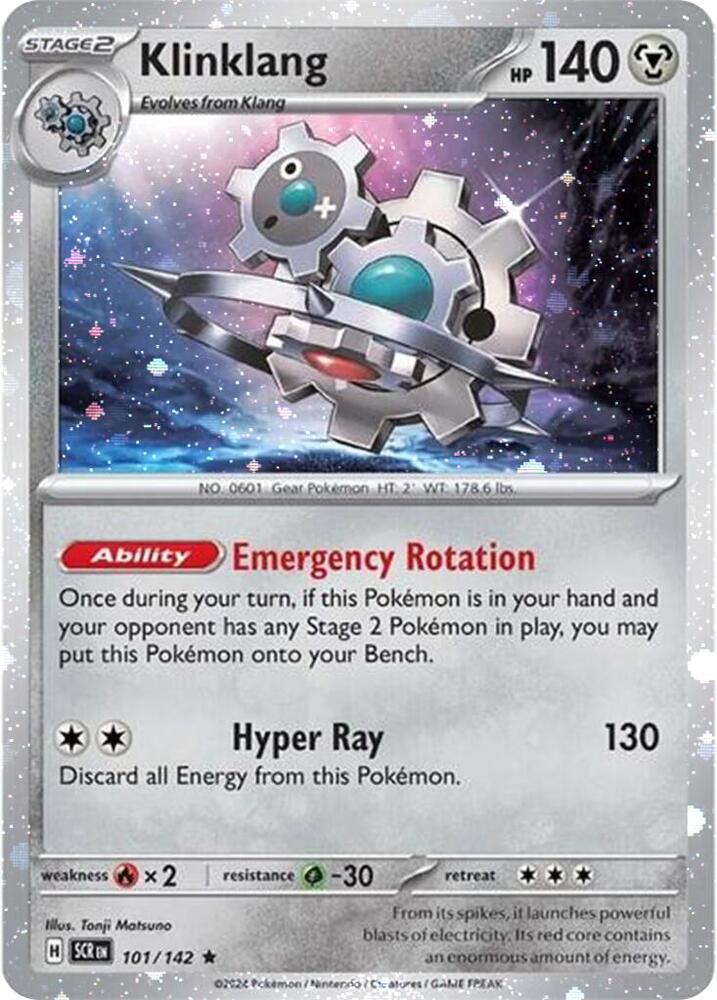 Klinklang 101/142 — Miscellaneous Cards & Products (English Pokémon TCG card)