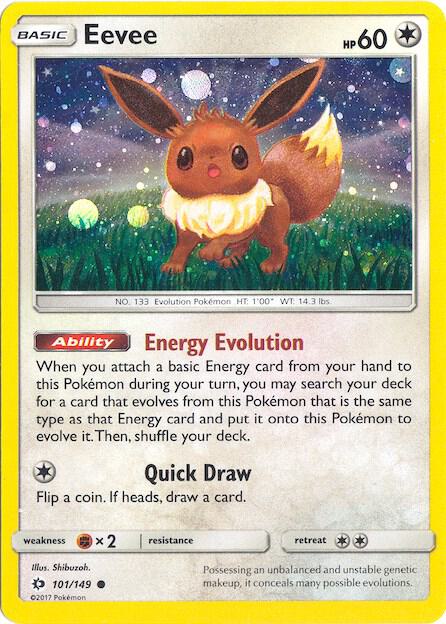 Eevee 101/149 — Miscellaneous Cards & Products (English Pokémon TCG card)