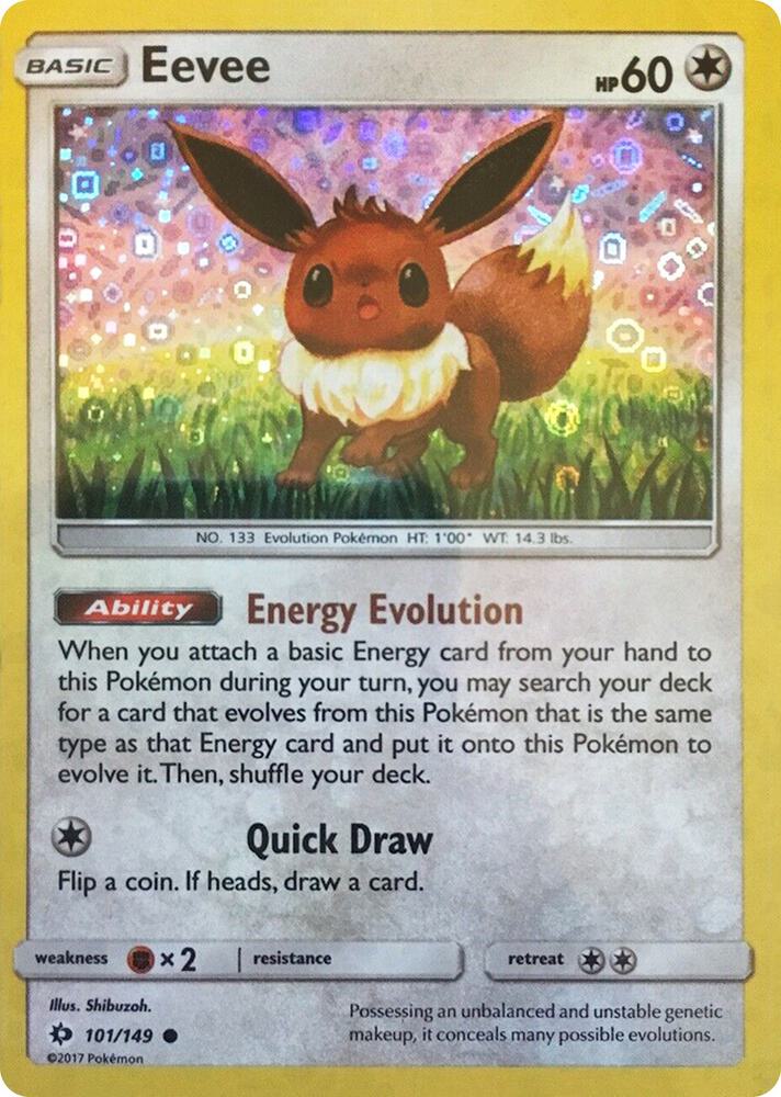 Eevee 101/149 — Miscellaneous Cards & Products (English Pokémon TCG card)