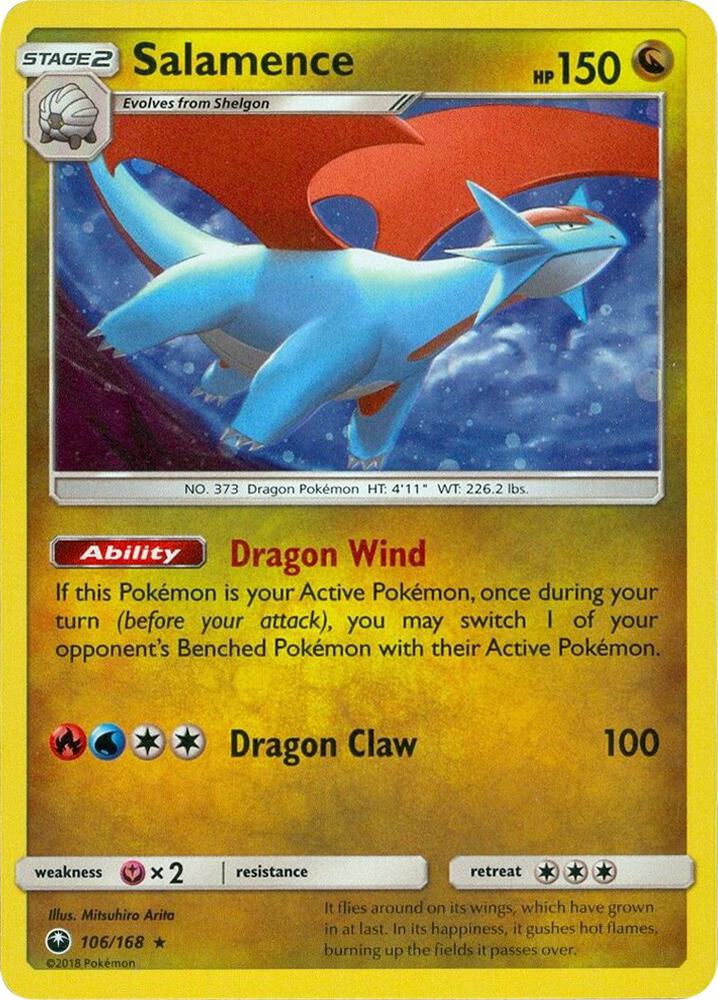 Salamence 106/168 — Miscellaneous Cards & Products (English Pokémon TCG card)