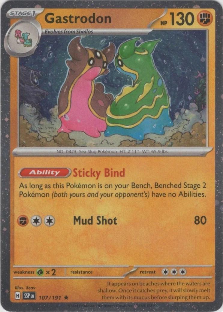 Gastrodon 107/191 — Miscellaneous Cards & Products (English Pokémon TCG card)