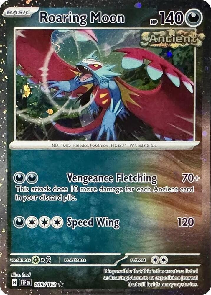 Roaring Moon 109/162 — Miscellaneous Cards & Products (English Pokémon TCG card)