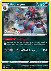 Hydreigon 110/189 — Miscellaneous Cards & Products (English Pokémon TCG card)