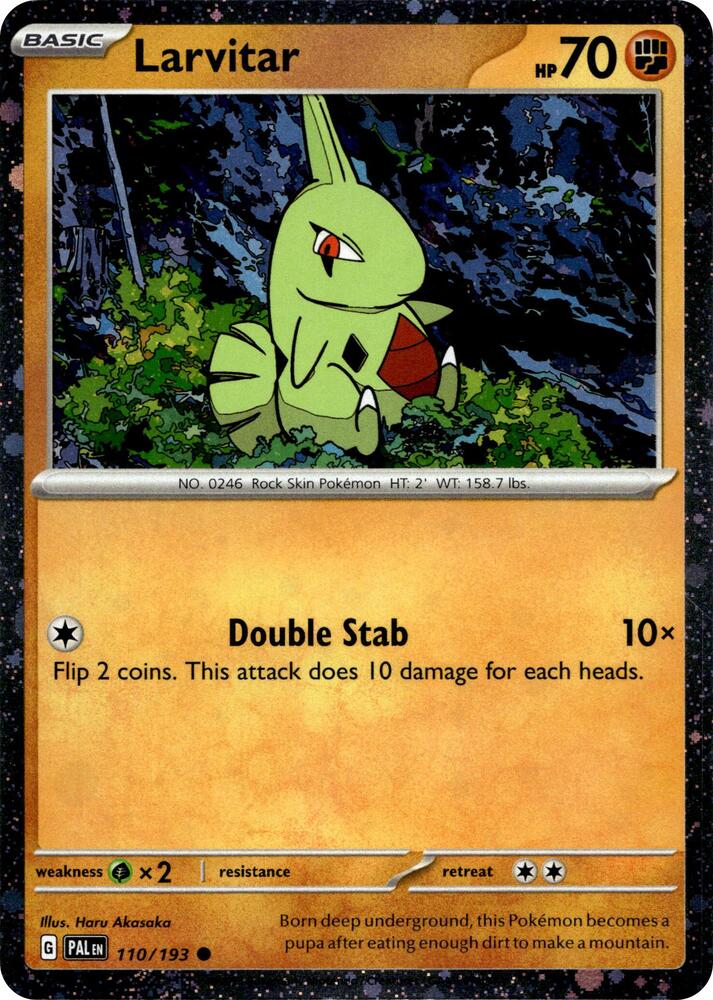 Larvitar 110/193 — Miscellaneous Cards & Products (English Pokémon TCG card)