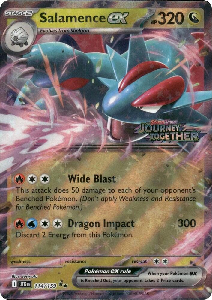 Salamence ex 114/159 — Miscellaneous Cards & Products (English Pokémon TCG card)