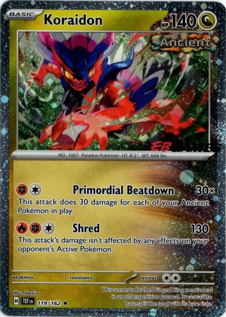 Koraidon 119/162 — Miscellaneous Cards & Products (English Pokémon TCG card)