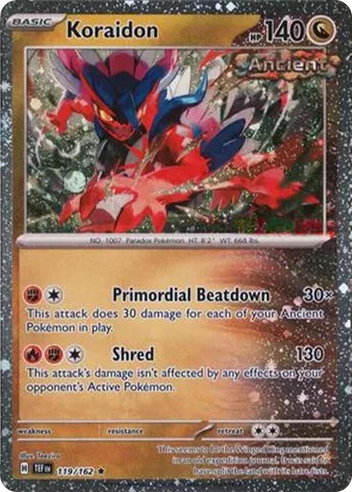 Koraidon 119/162 — Miscellaneous Cards & Products (English Pokémon TCG card)