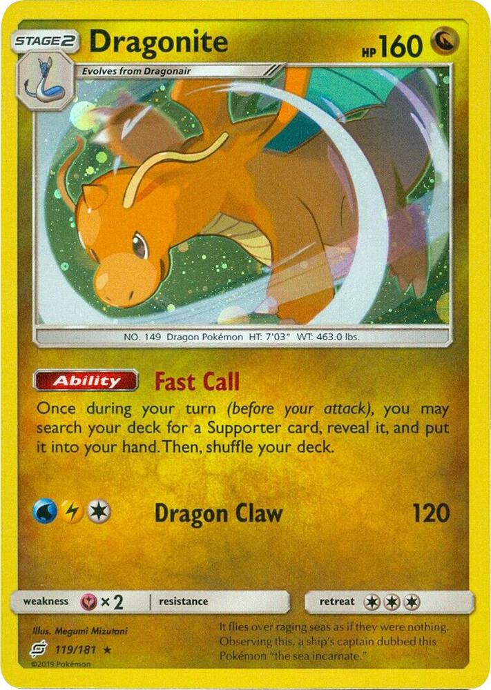 Dragonite 119/181 — Miscellaneous Cards & Products (English Pokémon TCG card)
