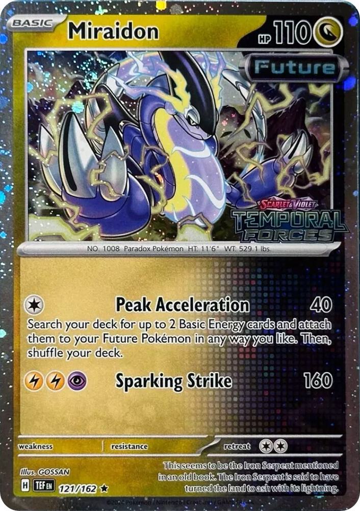 Miraidon 121/162 — Miscellaneous Cards & Products (English Pokémon TCG card)