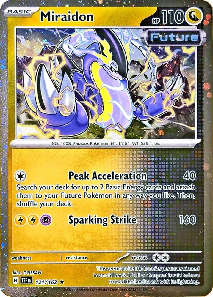 Miraidon 121/162 — Miscellaneous Cards & Products (English Pokémon TCG card)