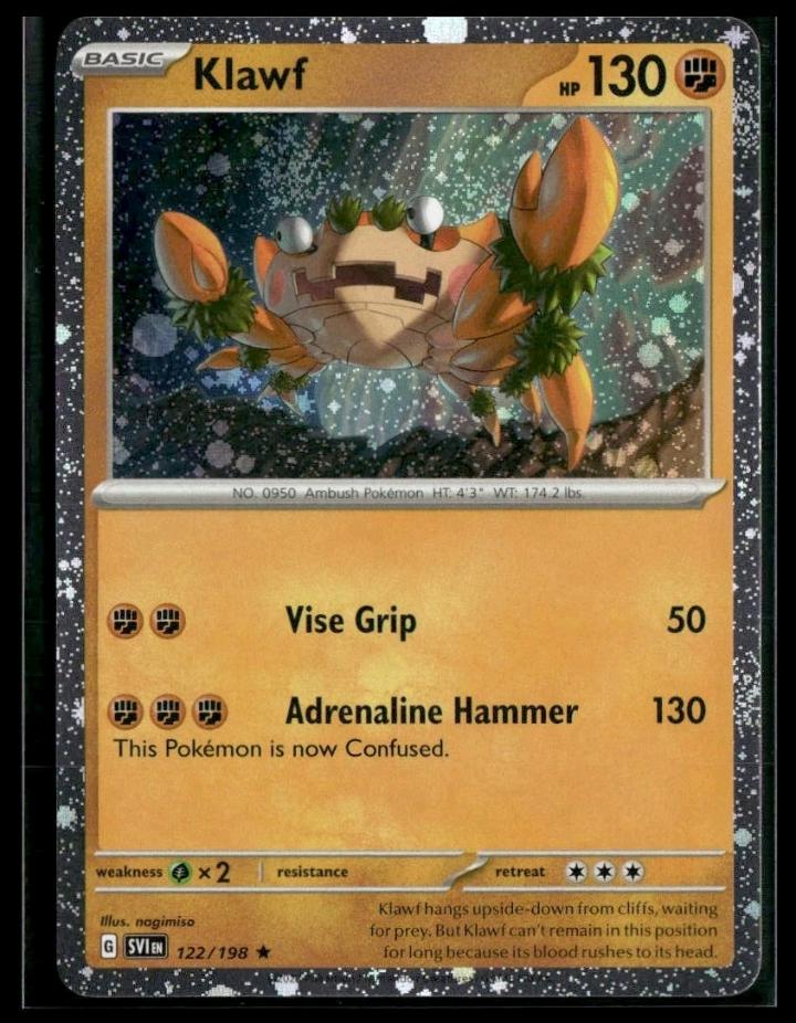 Klawf 122/198 — Miscellaneous Cards & Products (English Pokémon TCG card)