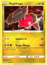 Regidrago 124/203 — Miscellaneous Cards & Products (English Pokémon TCG card)