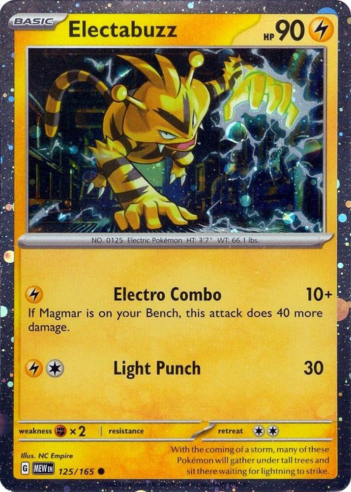 Electabuzz 125/165 — Miscellaneous Cards & Products (English Pokémon TCG card)