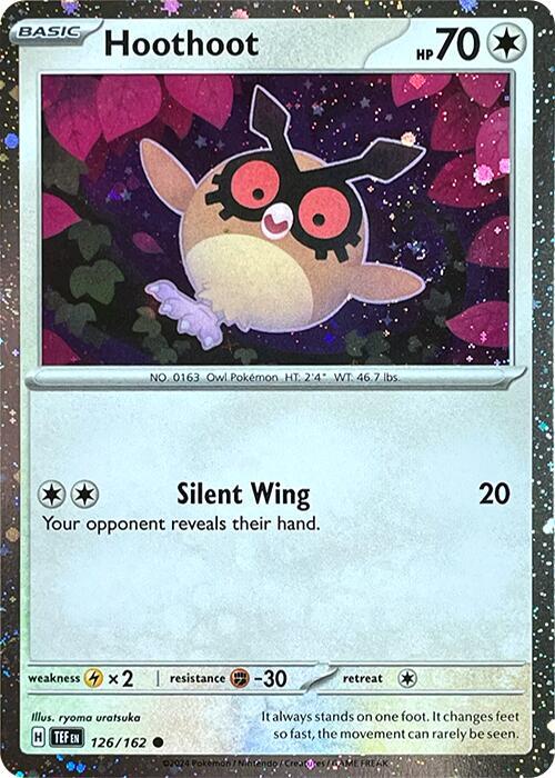 Hoothoot 126/162 — Miscellaneous Cards & Products (English Pokémon TCG card)