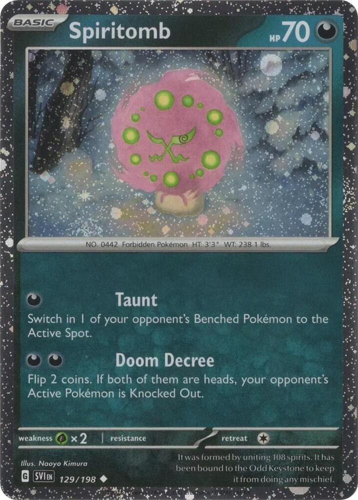 Spiritomb 129/198 — Miscellaneous Cards & Products (English Pokémon TCG card)