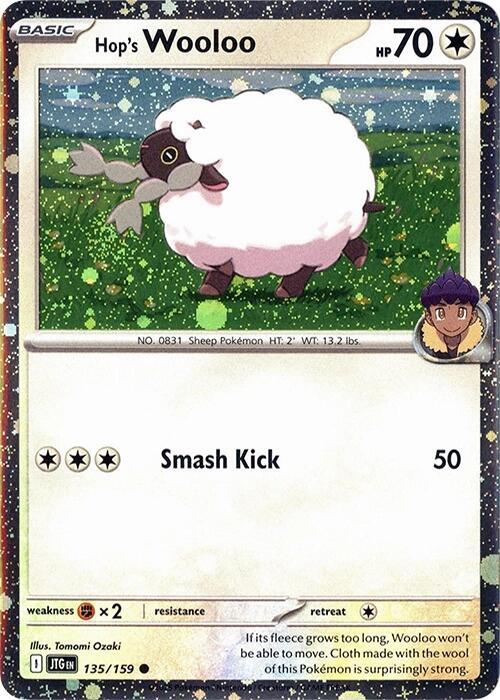 Hop's Wooloo 135/159 — Miscellaneous Cards & Products (English Pokémon TCG card)