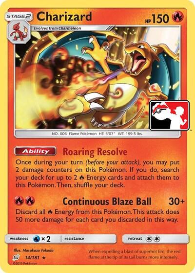 Charizard (Library Exclusive) 14/181 — Miscellaneous Cards & Products (English Pokémon TCG card)