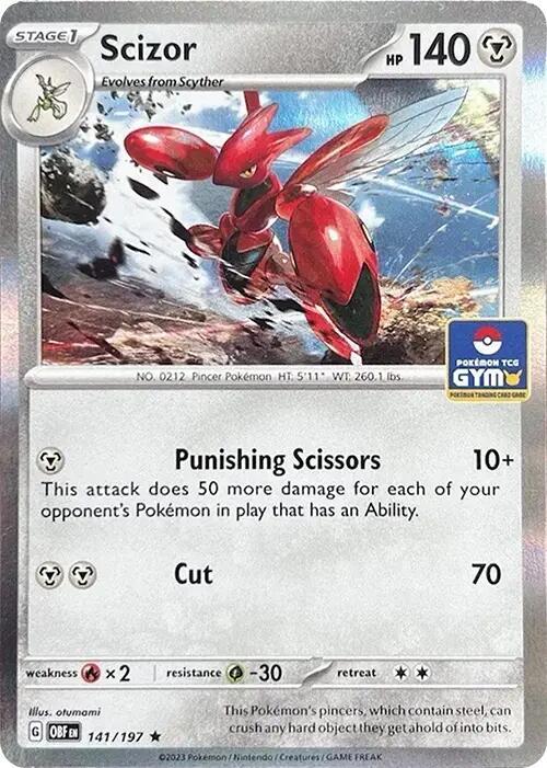 Scizor 141/197 — Miscellaneous Cards & Products (English Pokémon TCG card)