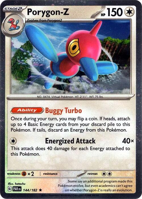 Porygon-Z 144/182 — Miscellaneous Cards & Products (English Pokémon TCG card)