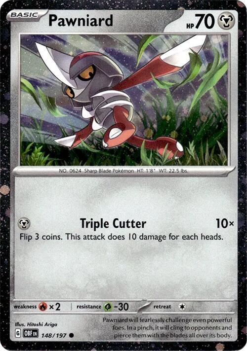 Pawniard 148/197 — Miscellaneous Cards & Products (English Pokémon TCG card)
