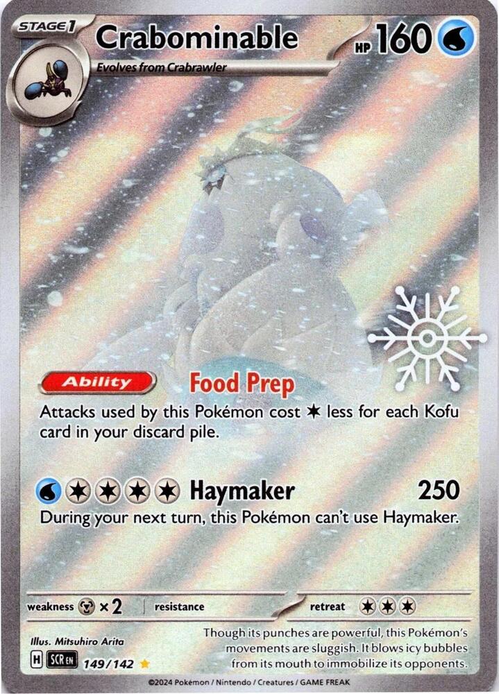 Crabominable 149/142 — Miscellaneous Cards & Products (English Pokémon TCG card)