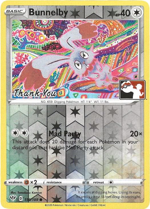 Bunnelby 150/189 — Miscellaneous Cards & Products (English Pokémon TCG card)
