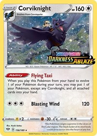Corviknight 156/189 — Miscellaneous Cards & Products (English Pokémon TCG card)