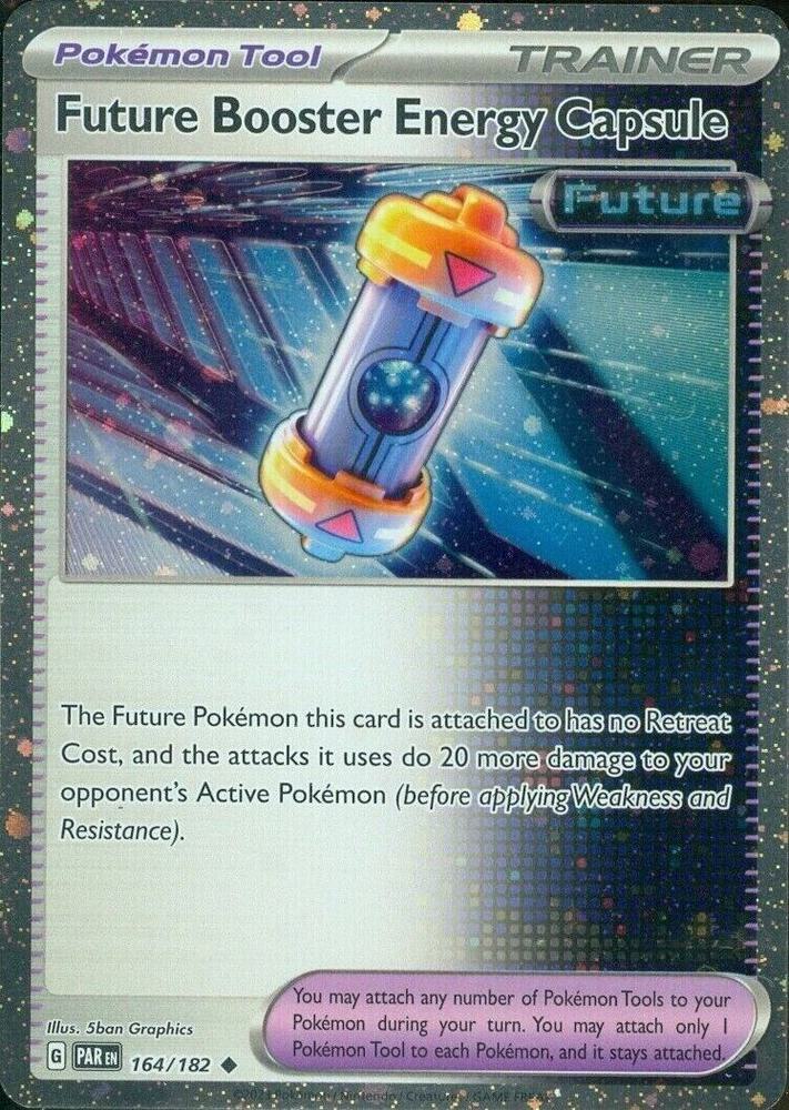Future Booster Energy Capsule (Cosmo Holo) 164/182 — Miscellaneous Cards & Products (English Pokémon TCG card)