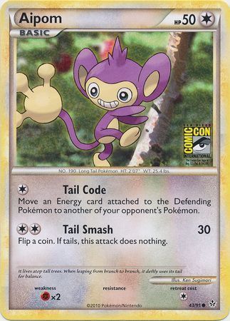 Aipom (San Diego Comic Con) 43/95 — Miscellaneous Cards & Products (English Pokémon TCG card)