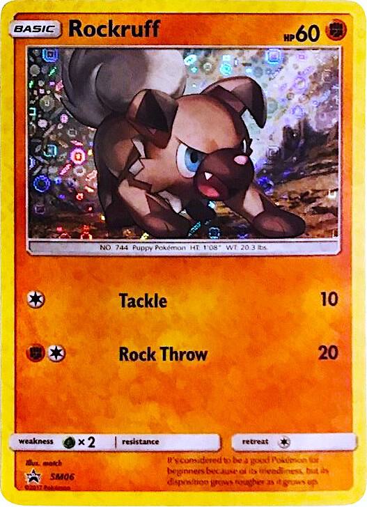Rockruff - SM06 (General Mills Promo) SM06 — Miscellaneous Cards & Products (English Pokémon TCG card)