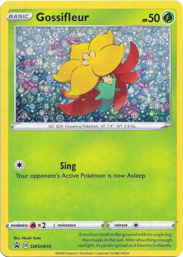 Gossifleur - SWSH010 (General Mills Promo) SWSH010 — Miscellaneous Cards & Products (English Pokémon TCG card)