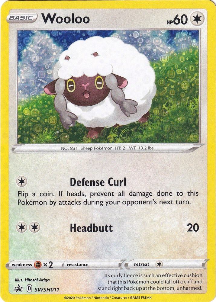 Wooloo - SWSH011 (General Mills) SWSH011 — Miscellaneous Cards & Products (English Pokémon TCG card)