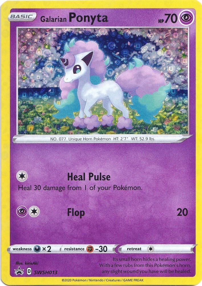 Galarian Ponyta - SWSH013 (General Mills Promo) SWSH013 — Miscellaneous Cards & Products (English Pokémon TCG card)