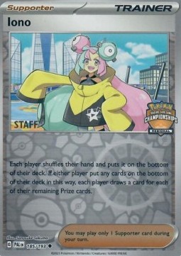 Iono PAL 185 — Miscellaneous Promos 2 (English Pokémon TCG card)