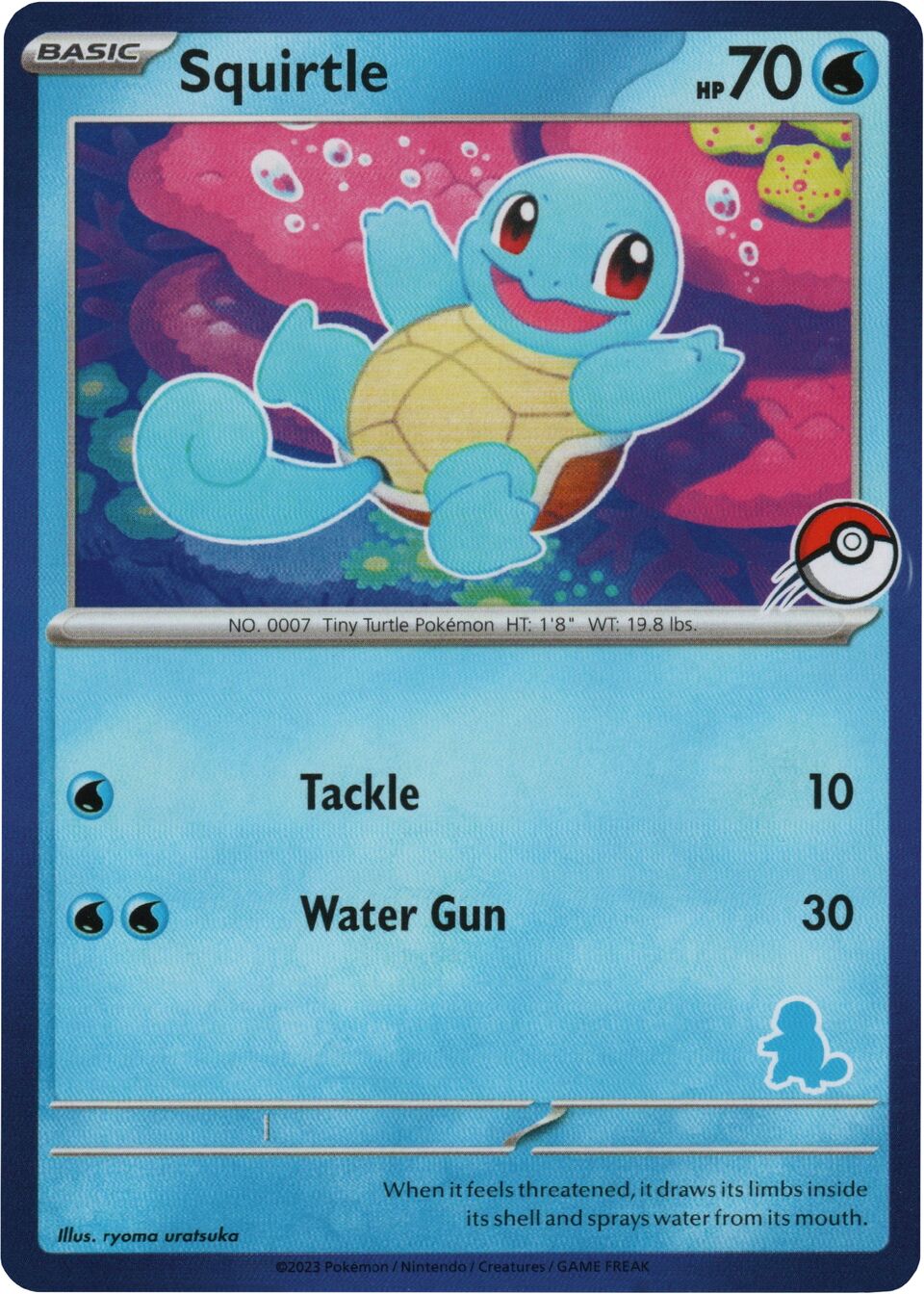 Squirtle 001 — My First Battle (Squirtle) (English Pokémon TCG card)