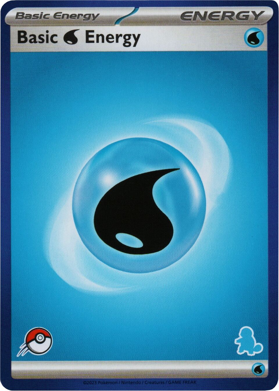 Basic Water Energy 002 — My First Battle (Squirtle) (English Pokémon TCG card)