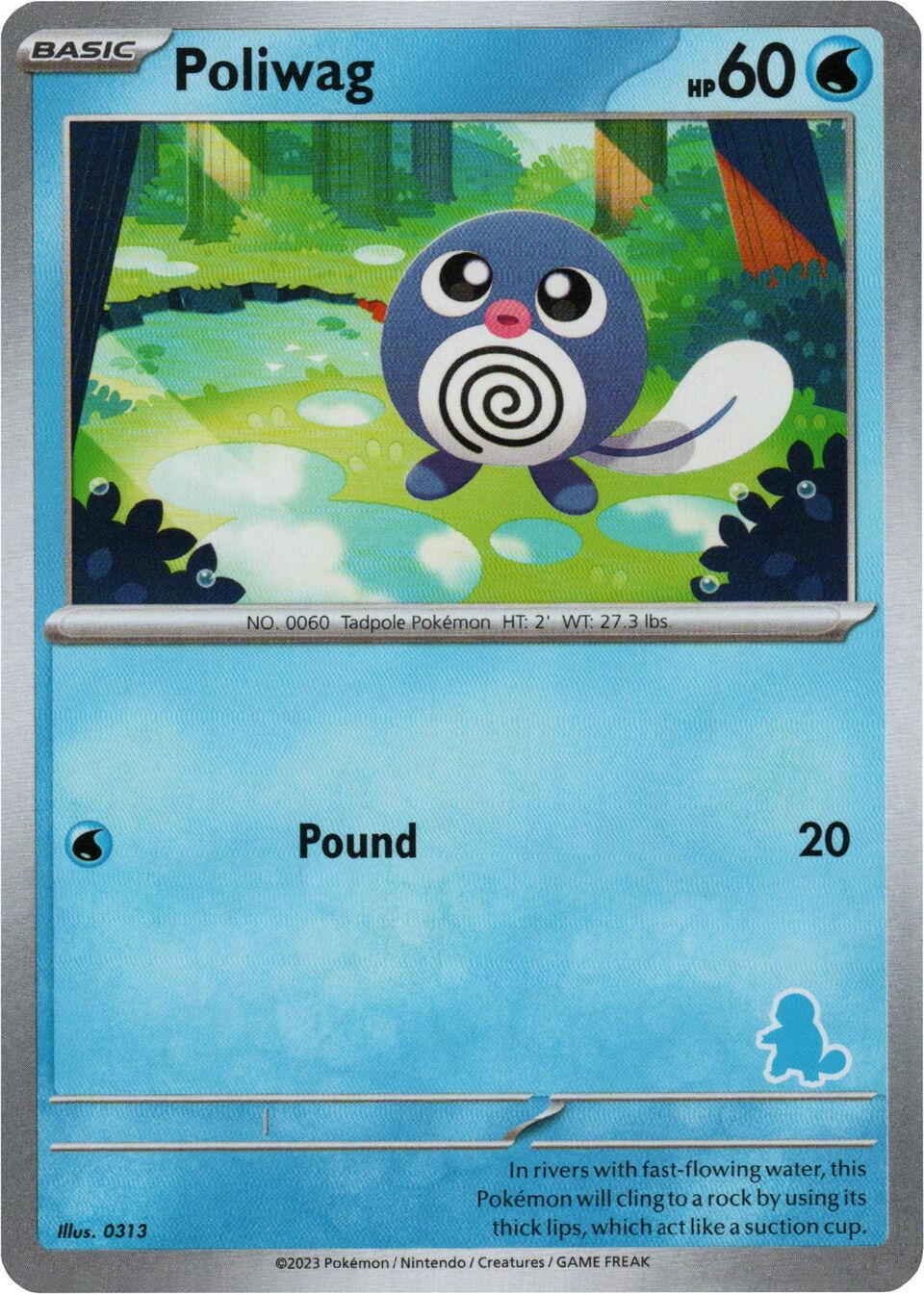 Poliwag 005 — My First Battle (Squirtle) (English Pokémon TCG card)