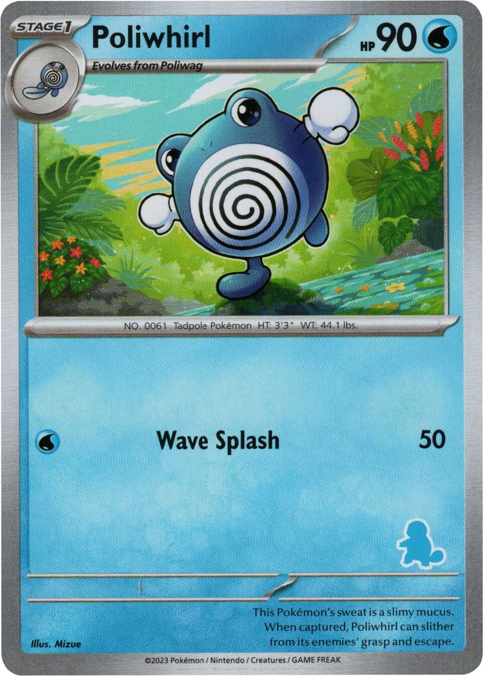 Poliwhirl 006 — My First Battle (Squirtle) (English Pokémon TCG card)