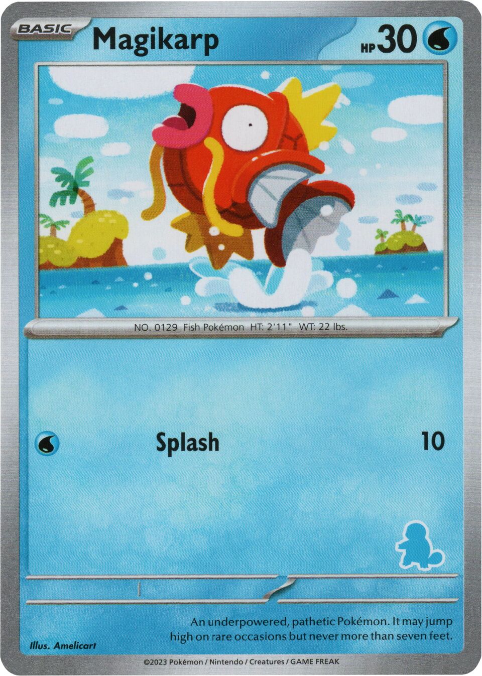 Magikarp 007 — My First Battle (Squirtle) (English Pokémon TCG card)