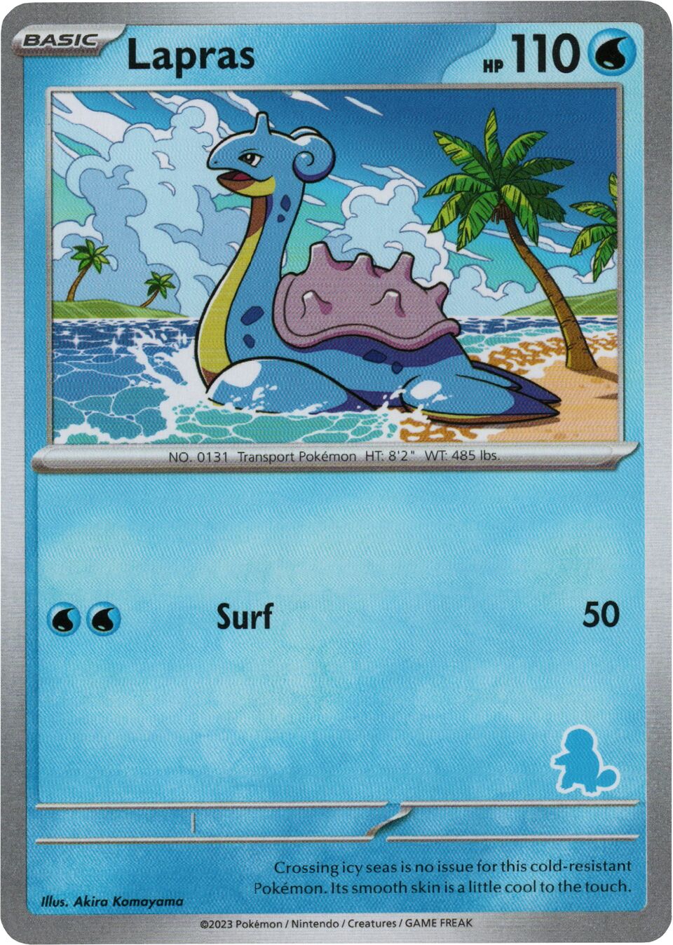 Lapras 009 — My First Battle (Squirtle) (English Pokémon TCG card)