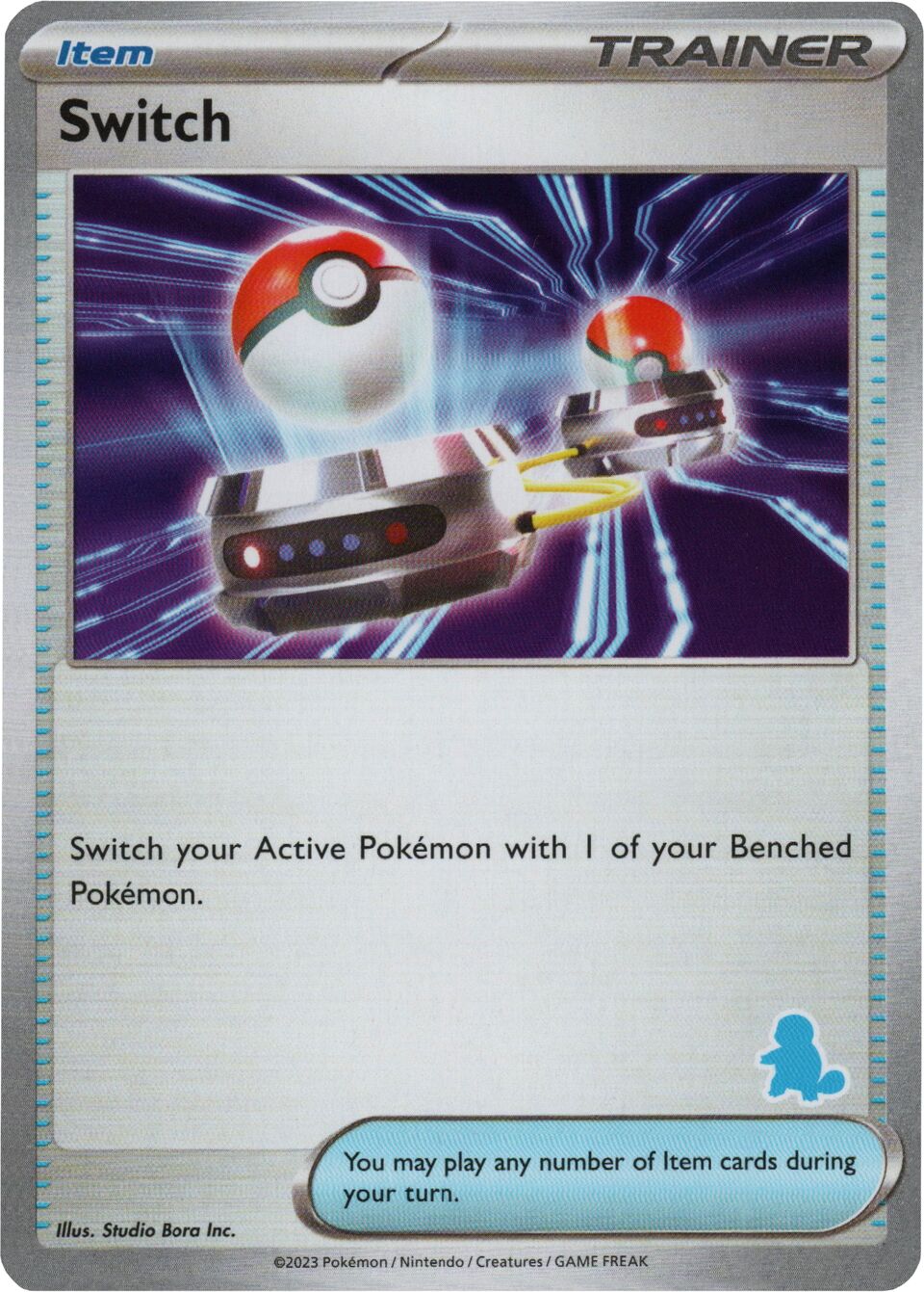 Switch 011 — My First Battle (Squirtle) (English Pokémon TCG card)